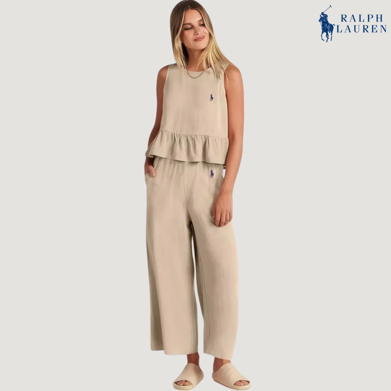 R. Ꮮаᴜгеn Ruffled Two-Piece Set + Free Sun Hat – Buy 1 Get 2