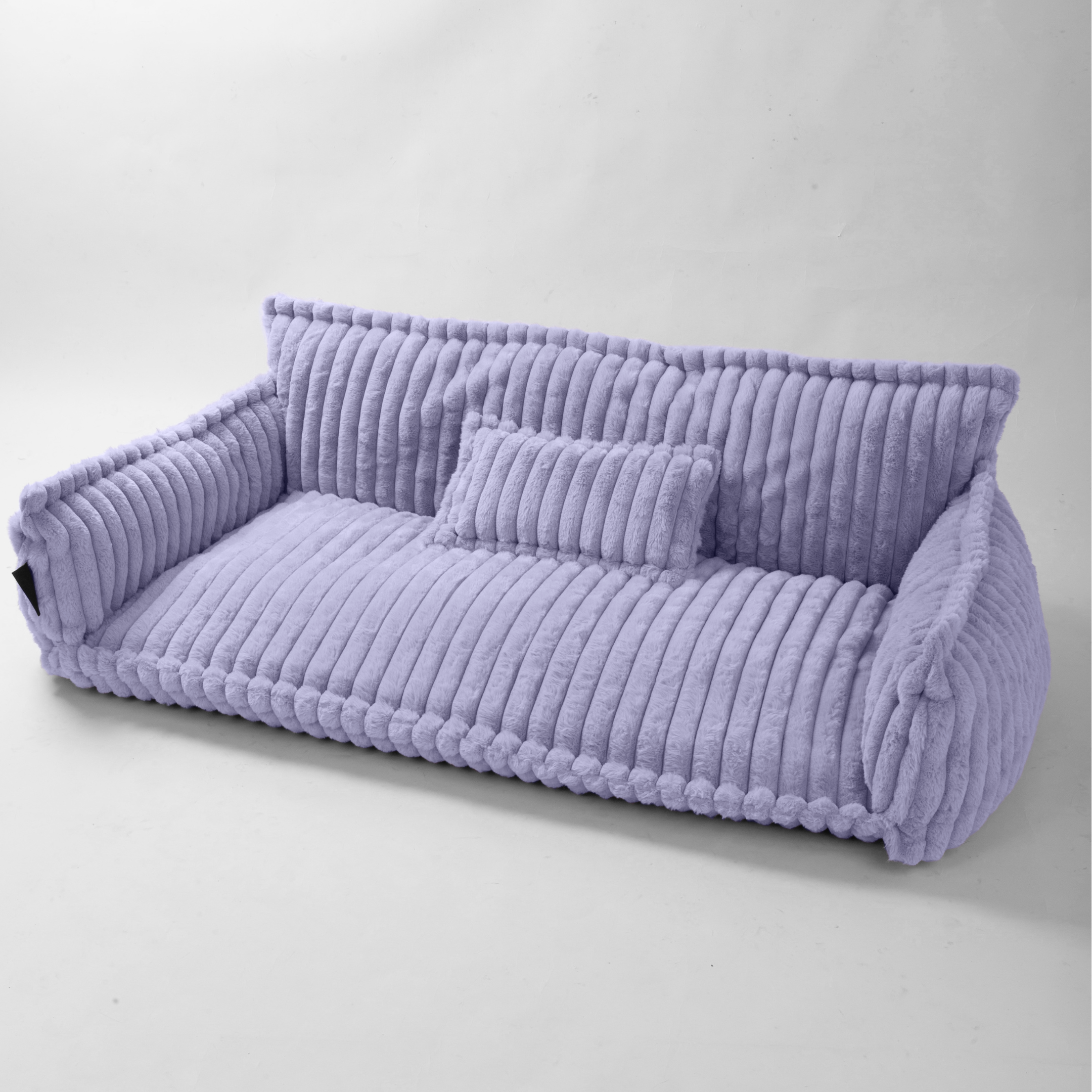 Haustiersofa, Chaffar“ – Für Katzen und Hunde – Moderner Stil – Cord-Design – Orthopädische Matratze