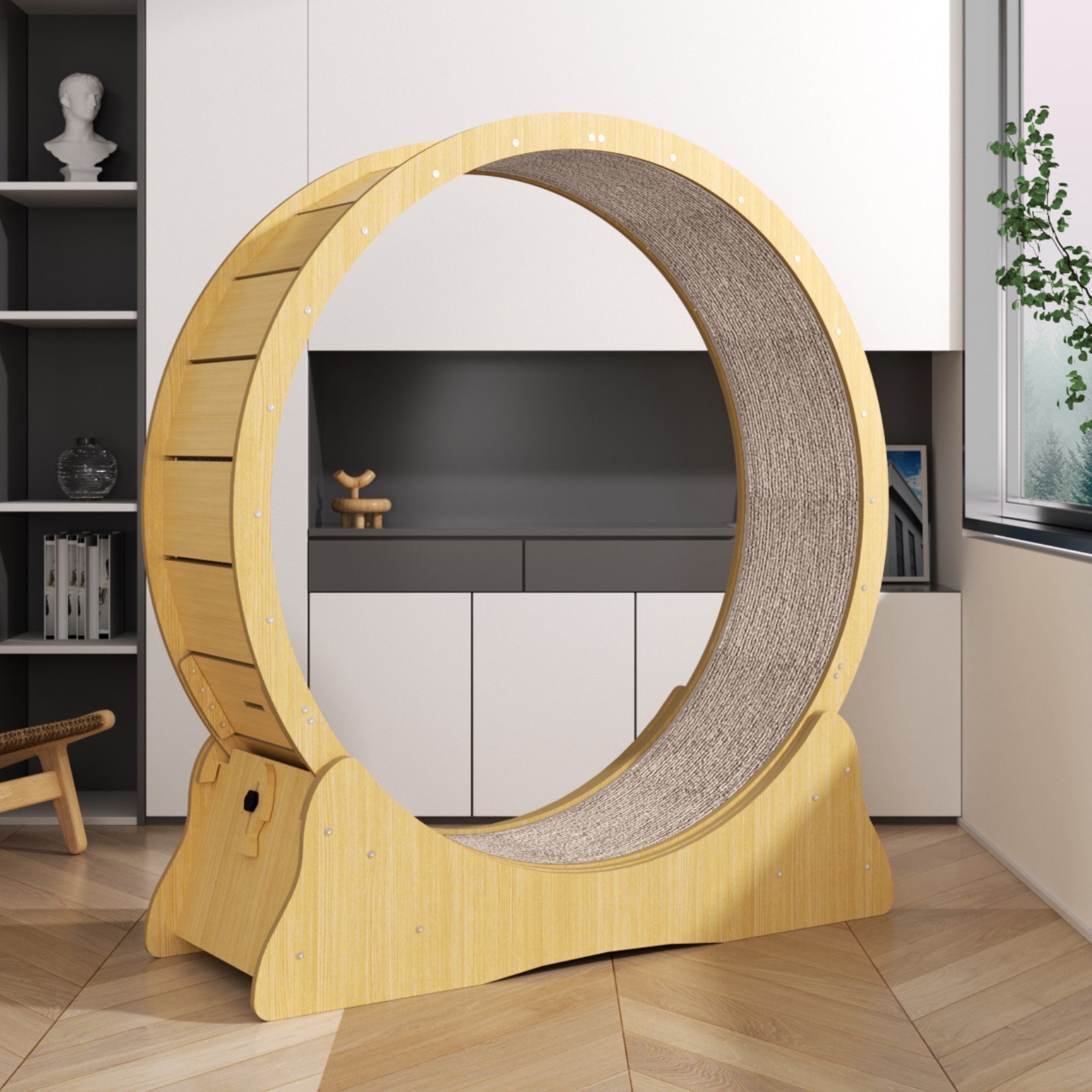 Teppich für Baghira Katzenrad 120cm Innendurchmesser