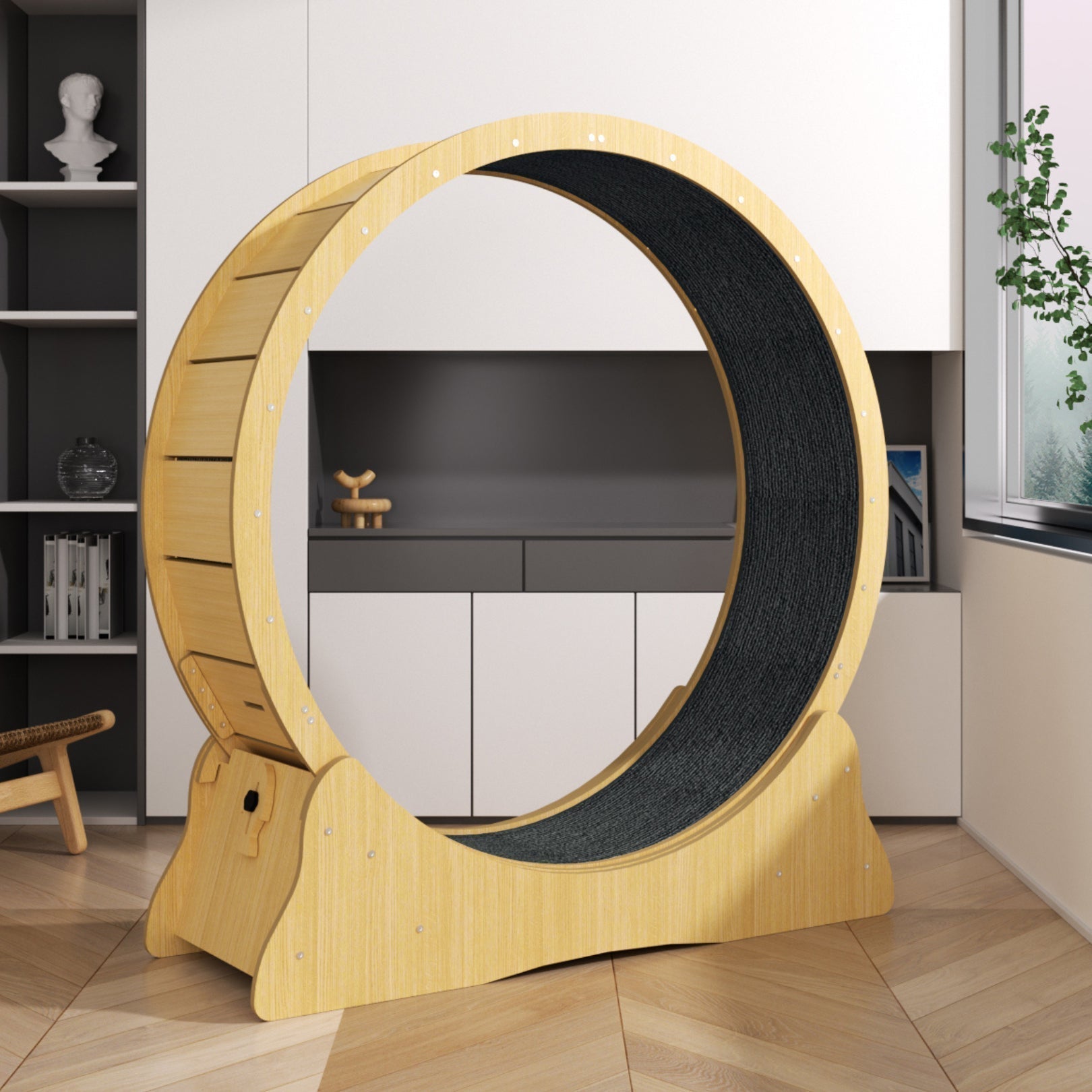 Teppich für Baghira Katzenrad 120cm Innendurchmesser