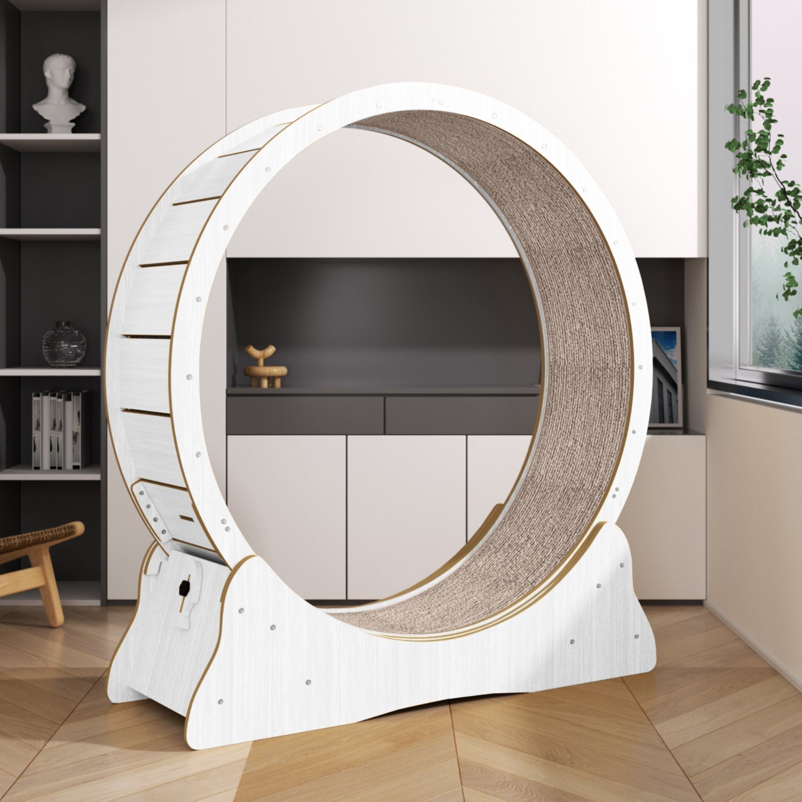 Teppich für Baghira Katzenrad 120cm Innendurchmesser