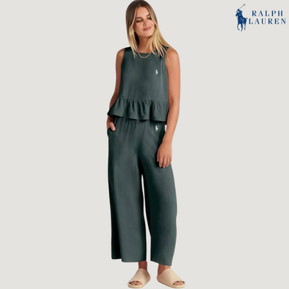 R. Ꮮаᴜгеn Ruffled Two-Piece Set + Free Sun Hat – Buy 1 Get 2